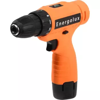 Дрель-шуруповерт аккумуляторная Energolux ДА-12ЛМ/1, 12 В Li-ion 1.5 Ач