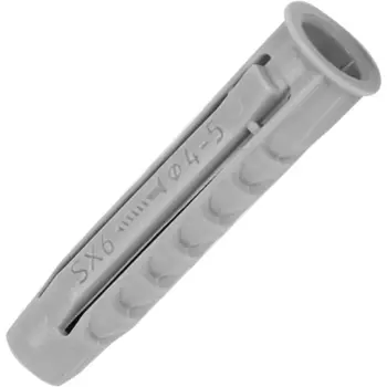 Дюбель для полнотелых материалов SX 6x30, 100 шт.