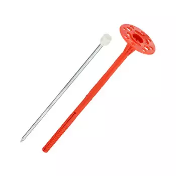 Дюбель для теплоизоляции 10x260 мм металлический гвоздь 200 шт