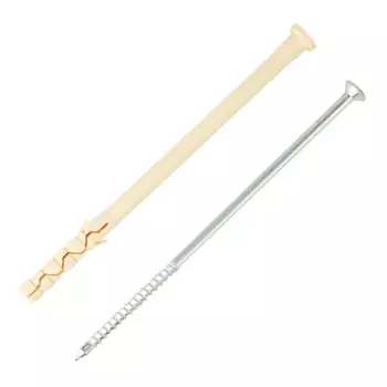 Дюбель-гвоздь цилиндрический Европартнер нейлон 8x140 мм 4 шт.