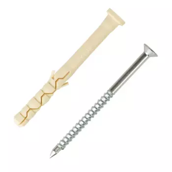 Дюбель-гвоздь цилиндрический Европартнер нейлон 8x80 мм 50 шт.