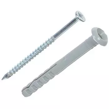 Дюбель-гвоздь гриб Standers 6x60 мм, нейлон, 500 шт.