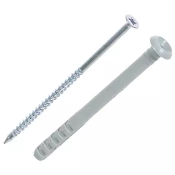 Дюбель-гвоздь гриб Standers 6x80 мм, нейлон, 8 шт.