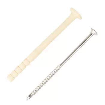 Дюбель-гвоздь грибовидный Европартнер нейлон 8x100 мм 4 шт.