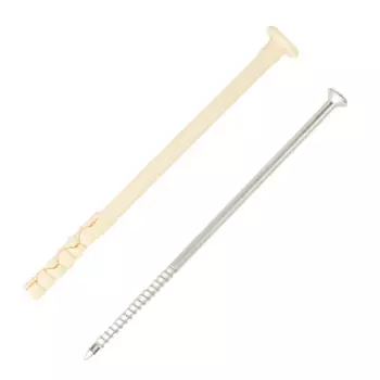 Дюбель-гвоздь грибовидный Европартнер нейлон 8x140 мм 4 шт.