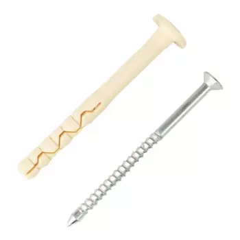 Дюбель-гвоздь грибовидный Европартнер нейлон 8x80 мм 10 шт.