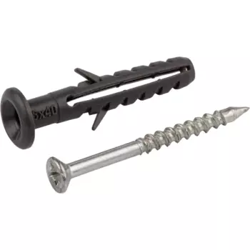 Дюбель-гвоздь грибовидный полипропилен 6x40 мм 100 шт.