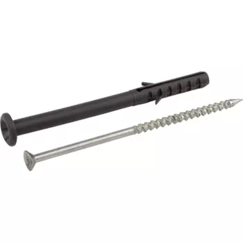 Дюбель-гвоздь грибовидный полипропилен 6x80 мм 10 шт.