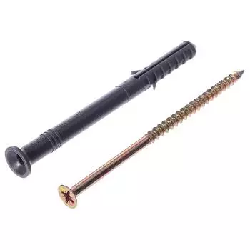 Дюбель-гвоздь потайной 8x100 мм, полипропилен, 10 шт.