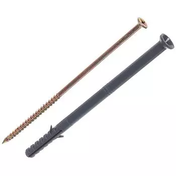 Дюбель-гвоздь потайной 8x140 мм, полипропилен, 10 шт.