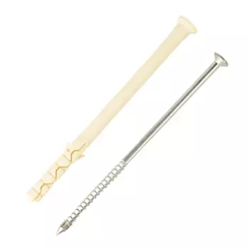 Дюбель-гвоздь потайной Европартнер нейлон 8x120 мм 4 шт.