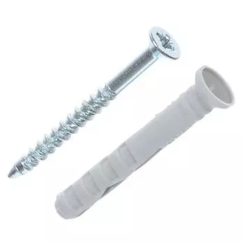 Дюбель-гвоздь потайной Standers 6x40 мм, нейлон, 15 шт.