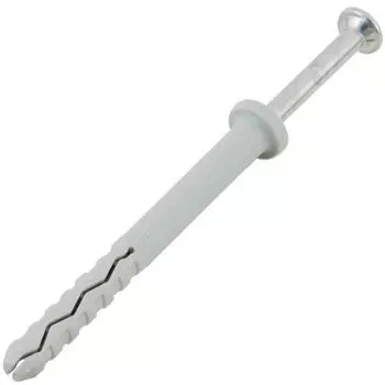 Дюбель-гвозди для полнотелых материалов Friulsider TPP цилиндрическая манжета 6x60 мм нейлон цвет серый 10 шт.