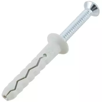 Дюбель-гвозди для полнотелых материалов Friulsider TSS потайная манжета 5x30 мм нейлон цвет серый 10 шт.