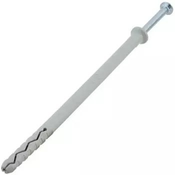 Дюбель-гвозди для полнотелых материалов Friulsider TSS потайная манжета 8x140 мм нейлон цвет серый 100 шт.