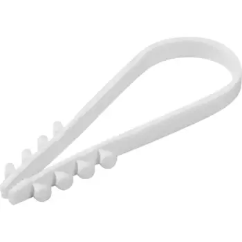 Дюбель-хомут Duwi ДХК 19-25 для круглого кабеля цвет белый 10 шт.