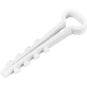 Дюбель-хомут Duwi ДХП 5-10 для плоского кабеля цвет белый 10 шт.