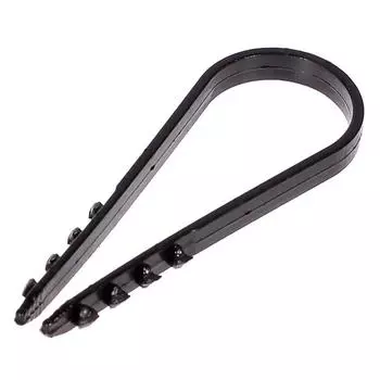 Дюбель-хомут Oxion D19-25 мм для круглого кабеля цвет чёрный 100 шт.