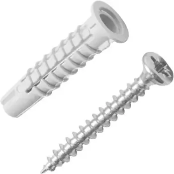 Дюбель потайной Standers PDU N 5x25 мм с шурупом 3.5x30 мм нейлон 10 шт.