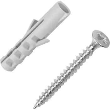 Дюбель потайной Standers PND 4x20 мм с шурупом 2.5x25 мм нейлон 20 шт.