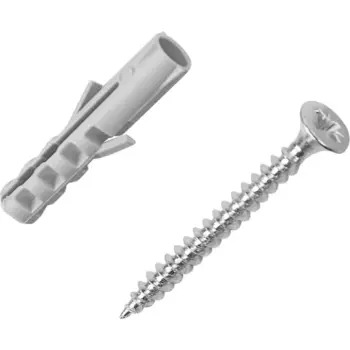 Дюбель потайной Standers PND 4x20 мм с шурупом 2.5x25 мм нейлон 100 шт.