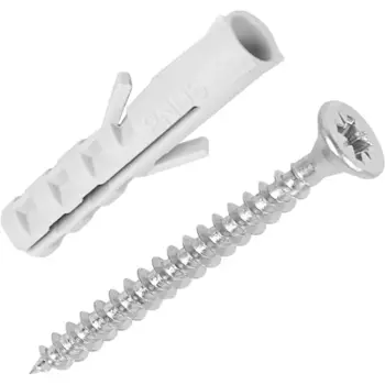 Дюбель потайной Standers PND 6x30 мм с шурупом 4x40 мм нейлон 10 шт.