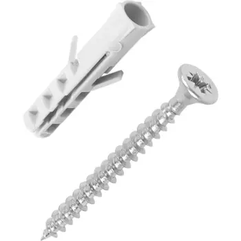 Дюбель потайной Standers PND 6x30 мм с шурупом 4x40 мм нейлон 250 шт.