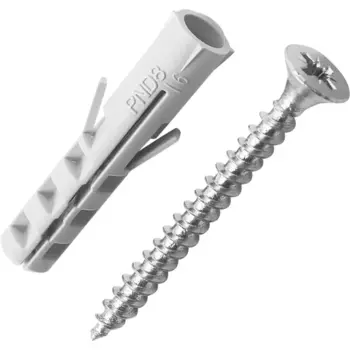 Дюбель потайной Standers PND 8x40 мм с шурупом 5x50 мм нейлон 200 шт.