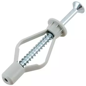 Дюбель-шуруп для гипсокартона 8x40 мм, нейлон/сталь, 10 шт.