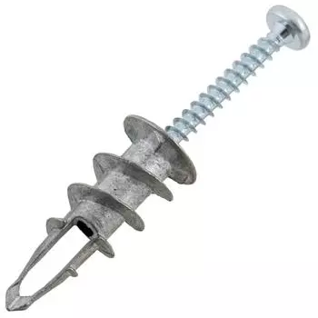 Дюбель-шуруп для листовых материалов TRZ, 13x30 мм, нейлон, 10 шт.