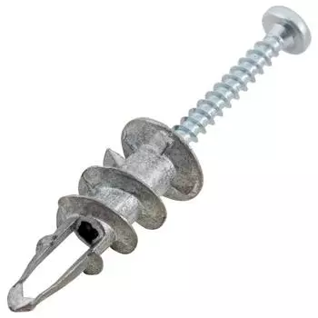 Дюбель-шуруп для листовых материалов TRZ, 13x30 мм, нейлон, 4 шт.