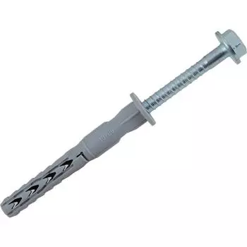 Дюбель-шуруп Fischer SXR FUS фасадный нейлон/оцинкованная сталь 10x80 мм