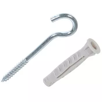 Дюбель-шуруп Standers 10x60 мм, полукольцо, нейлон, 1 шт.