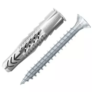 Дюбель универсальный потайной Fischer UX R, 6x50 мм, нержавеющая сталь, 25 шт.