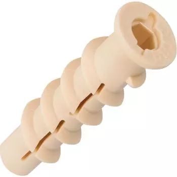 Дюбель винтовой PBT 6 для лёгкого бетона, 10x50 мм, нейлон, 60 шт.