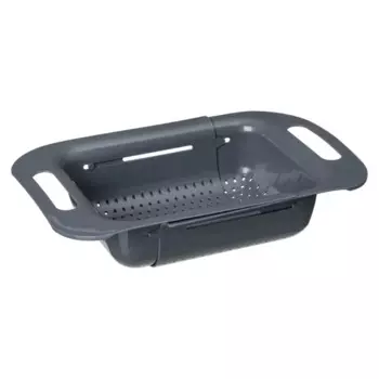 Дуршлаг Idi Land Bergamo 33.5-44.9x21.6x8.1см пластик цвет серый