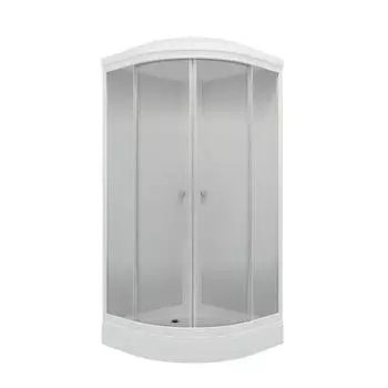 Душевая кабина Лайт А низкий поддон 90x90 см