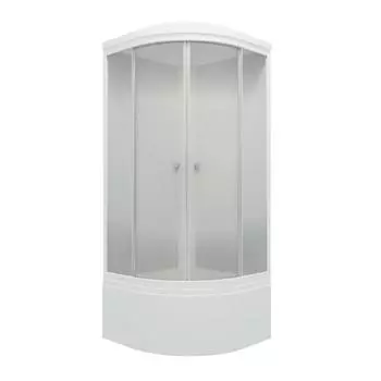 Душевая кабина Лайт Б глубокий поддон 90x90 см