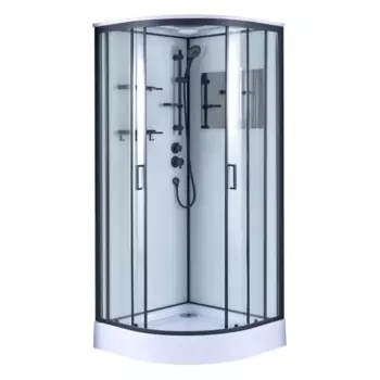Душевая кабина Ливен 1/4 низкий поддон 90x90 см