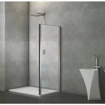 Душевая перегородка Drop WP-100 боковая 100x185 см