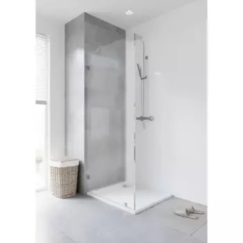 Душевая перегородка Март Классика Комфорт 100x195 см матовое стекло