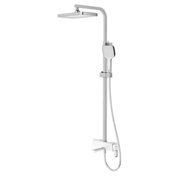 Душевая система Gappo Eder GL2401-8 со смесителем 3 режима цвет белый хром