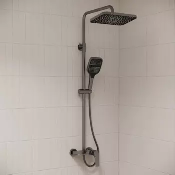 Душевая система Iddis Lahta LAHGM3Fi06 со смесителем 3 режима цвет графит