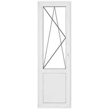 Дверь балконная ПВХ 218х67 см двухкамерная левая