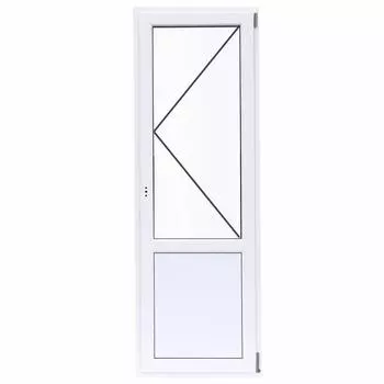 Дверь балконная ПВХ 218х67 см двухкамерная правая