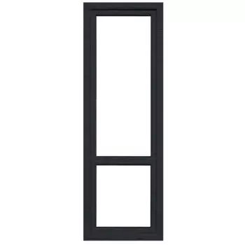 Дверь балконная ПВХ Veka 2130x700 мм (ВхШ) двухкамерный стеклопакет белый/серый