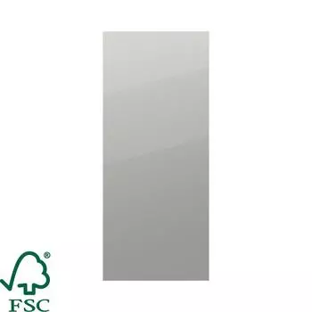 Фасад для кухонного шкафа Аша грей 59.7x137.3 см Delinia ID ЛДСП цвет светло-серый