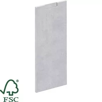 Фасад для кухонного шкафа Берлин 32.9x76.5 см Delinia ID МДФ цвет серый