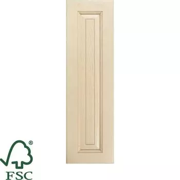 Дверь для шкафа Delinia ID «Невель» 30x103 см, массив ясеня, цвет кремовый