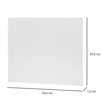 Дверь для шкафа Лион 59.6x50.8x1.6 см ЛДСП цвет белый лак